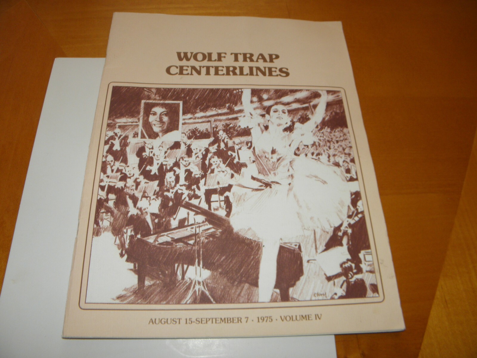Wolf Trap Centerlines 8/15-9/7 1975 VA Performing Arts National Park NYC Ballet