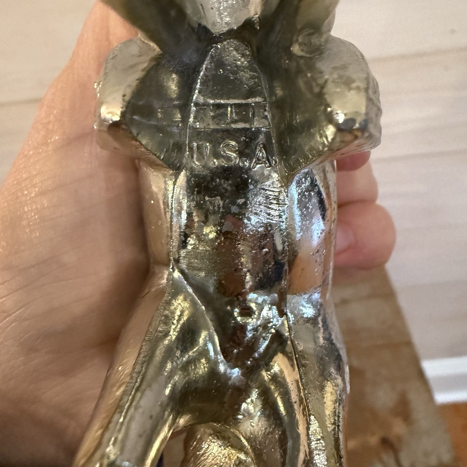 Silver Metal Horse- 11″ x 8.25″ Western Equestrian Decor Made In USA