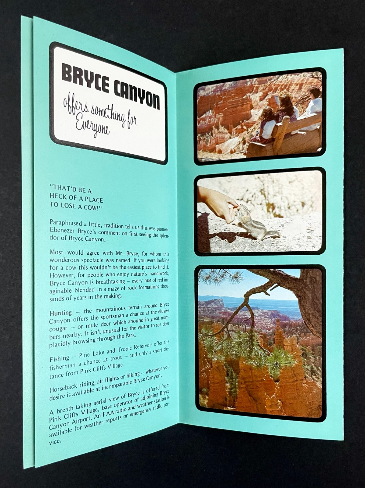 1970s Midwest National Parks Outdoor Recreation VTG Travel Brochures Lot UT WY