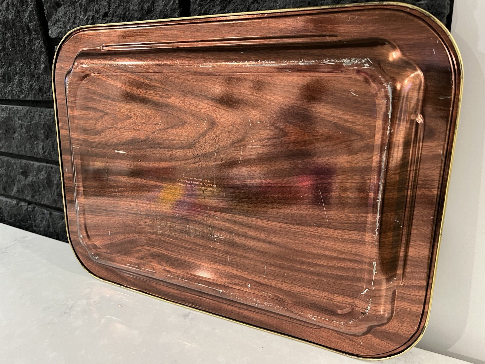 Vintage Yellowstone National Park Expo Tin Tray 17×14