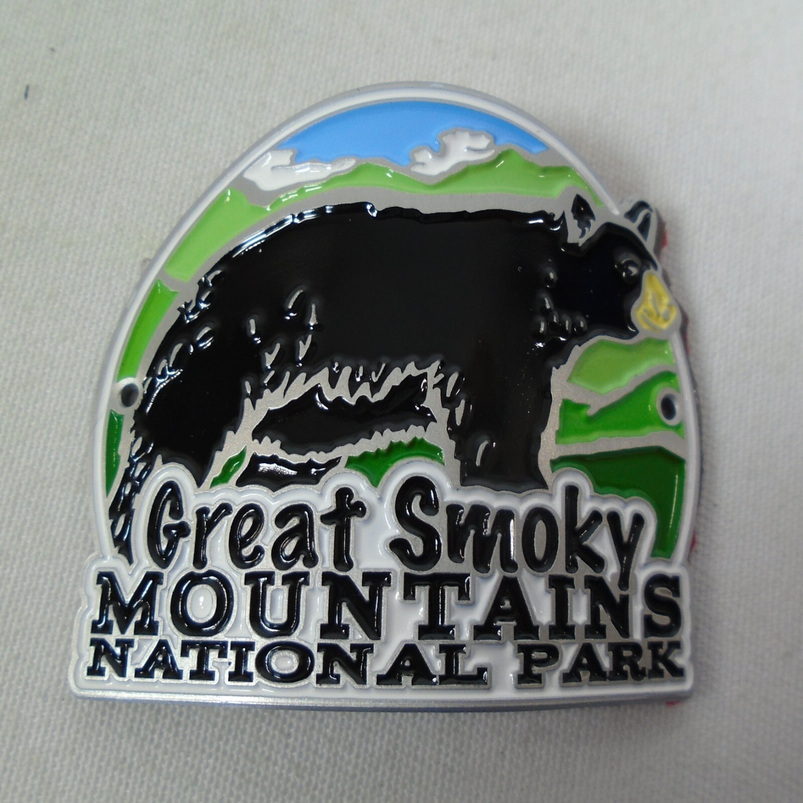 Great Smoky Mountains National Park Black Bear Hiking Stick Medallions