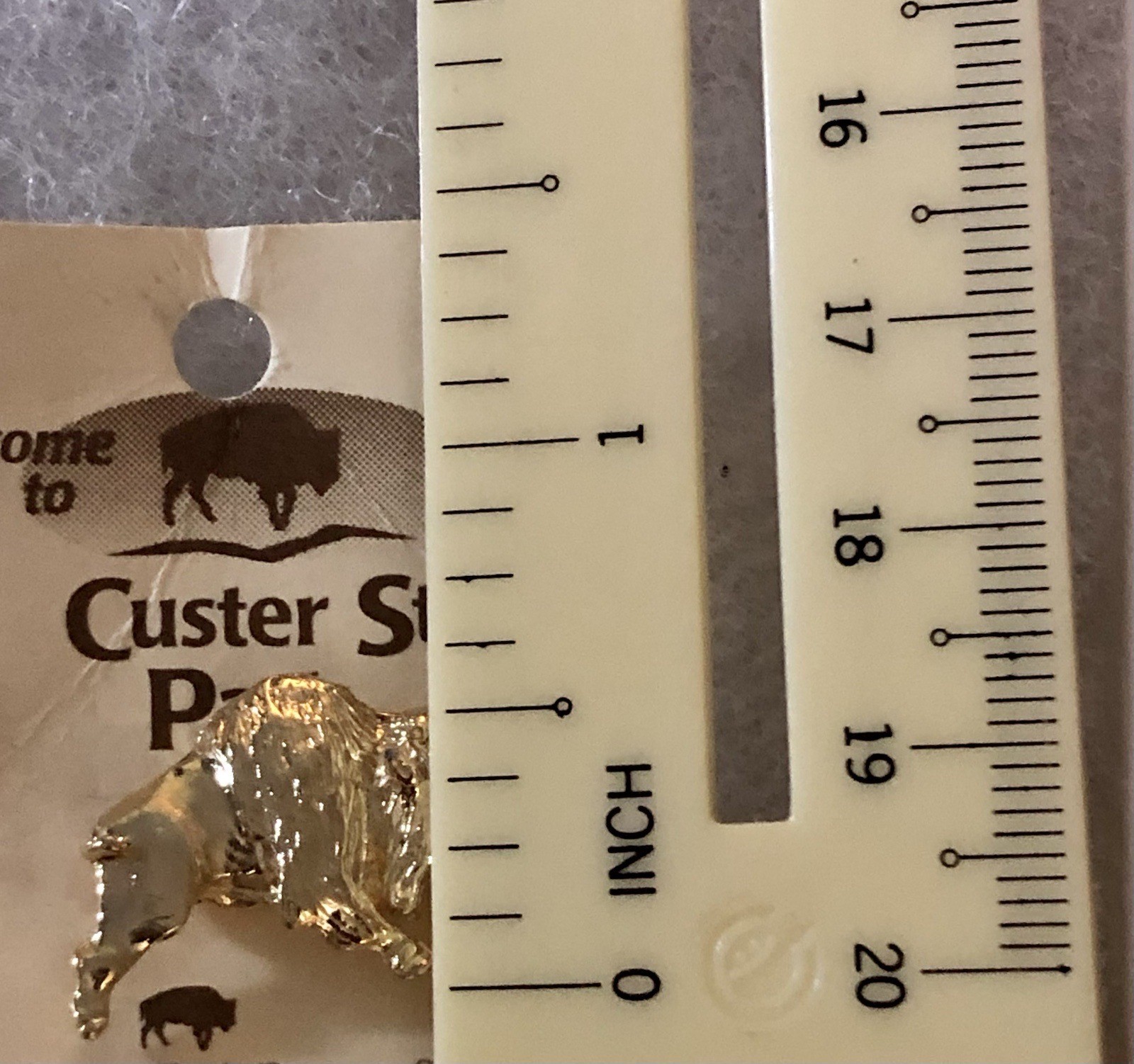 Custer State Park Lapel Pin Buffalo Black Hills South Dakota Bison Tie Tack