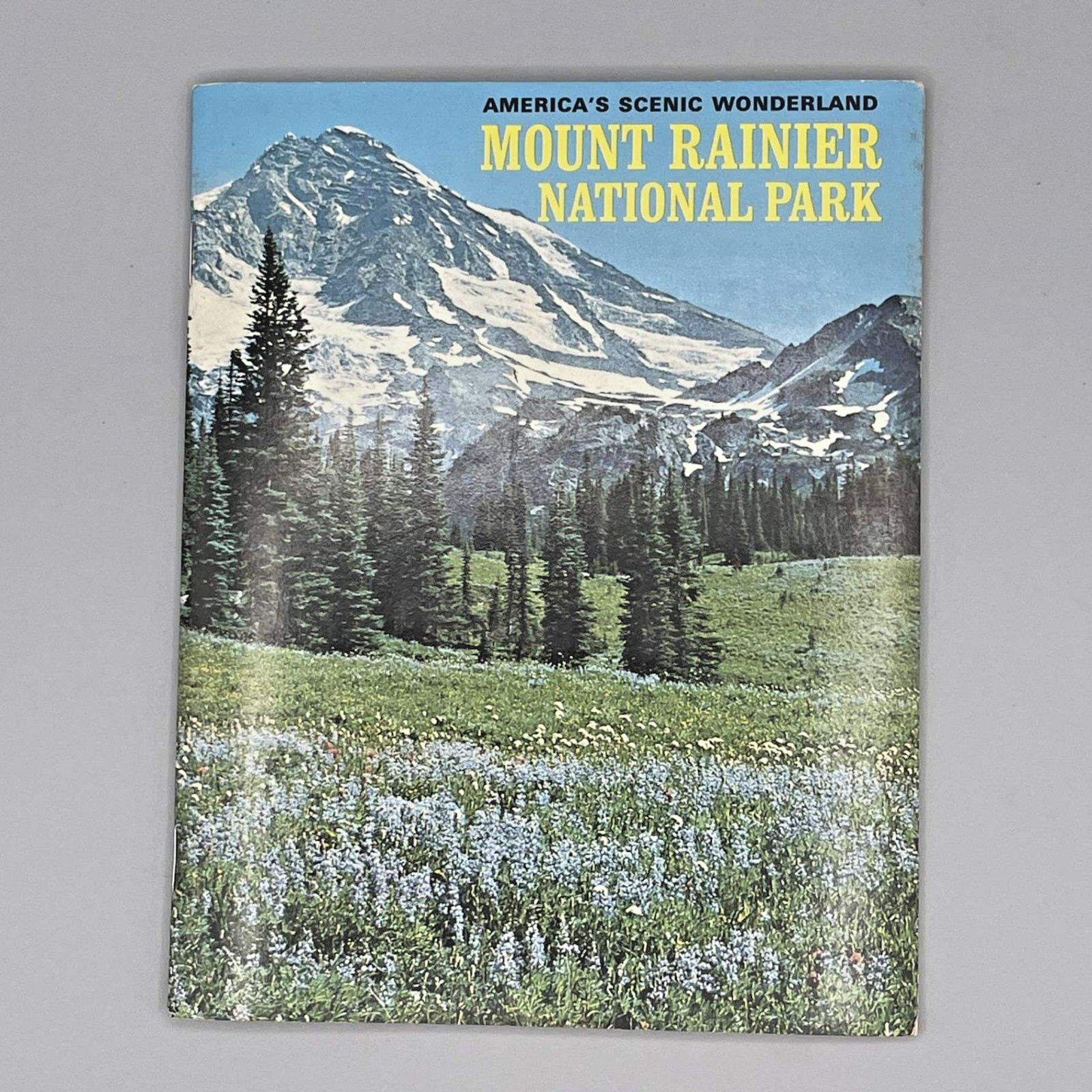 Mount Rainier Travel Guide Souvenir Booklet Washington Awani Press 1969 Vintage