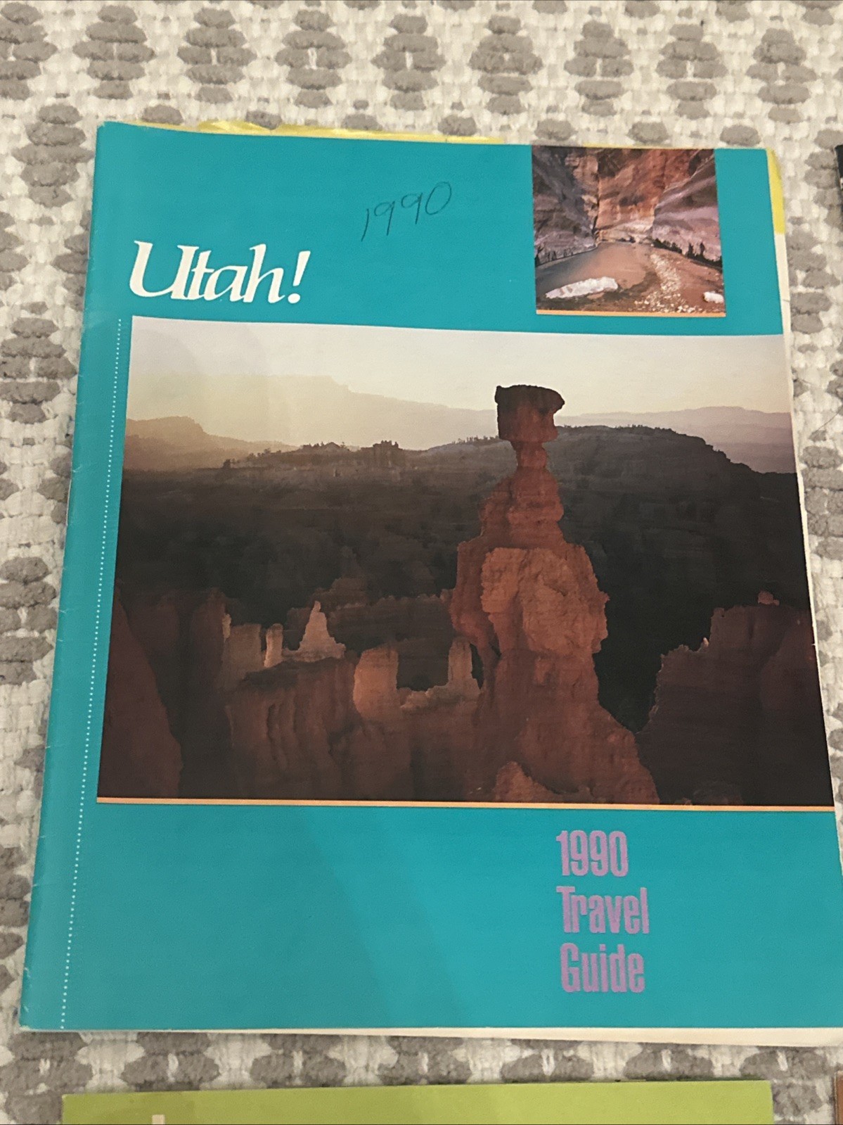 1990s Vintage UTAH Zion Bryce Canyon Maps Vacation Guide Brochures Ephemera
