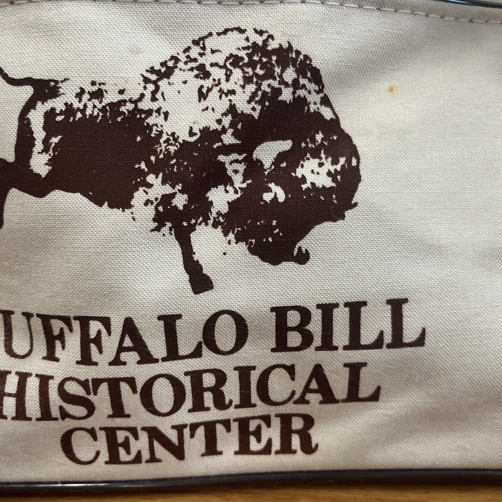 Buffalo Bill Historical Center Art Animals VTG 80s Souvenir Shoulder Bag Canvas