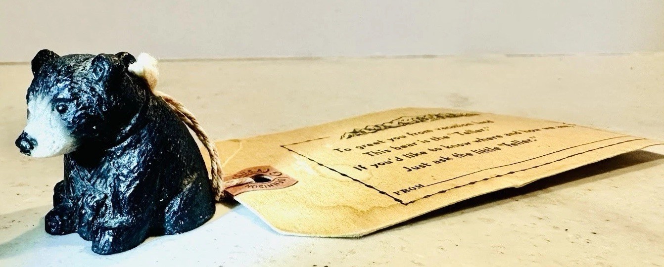 Antique 1920s YELLOWSTONE NATIONAL PARK Souvenir Bear (for Mailing w/o Wrapping)