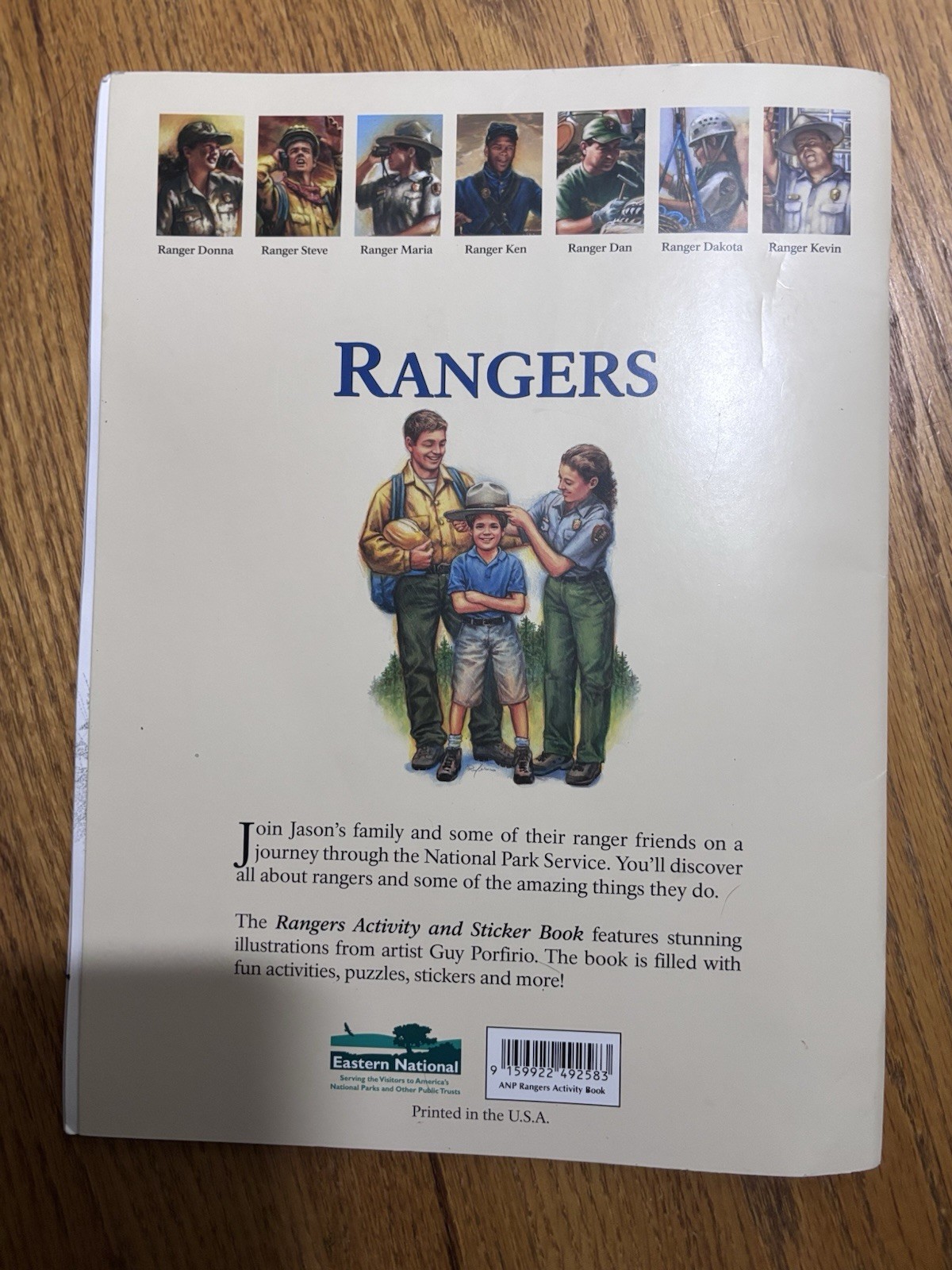 National Park Service Ranger Activity & Sticker Book 2005 Unused Stickers PB