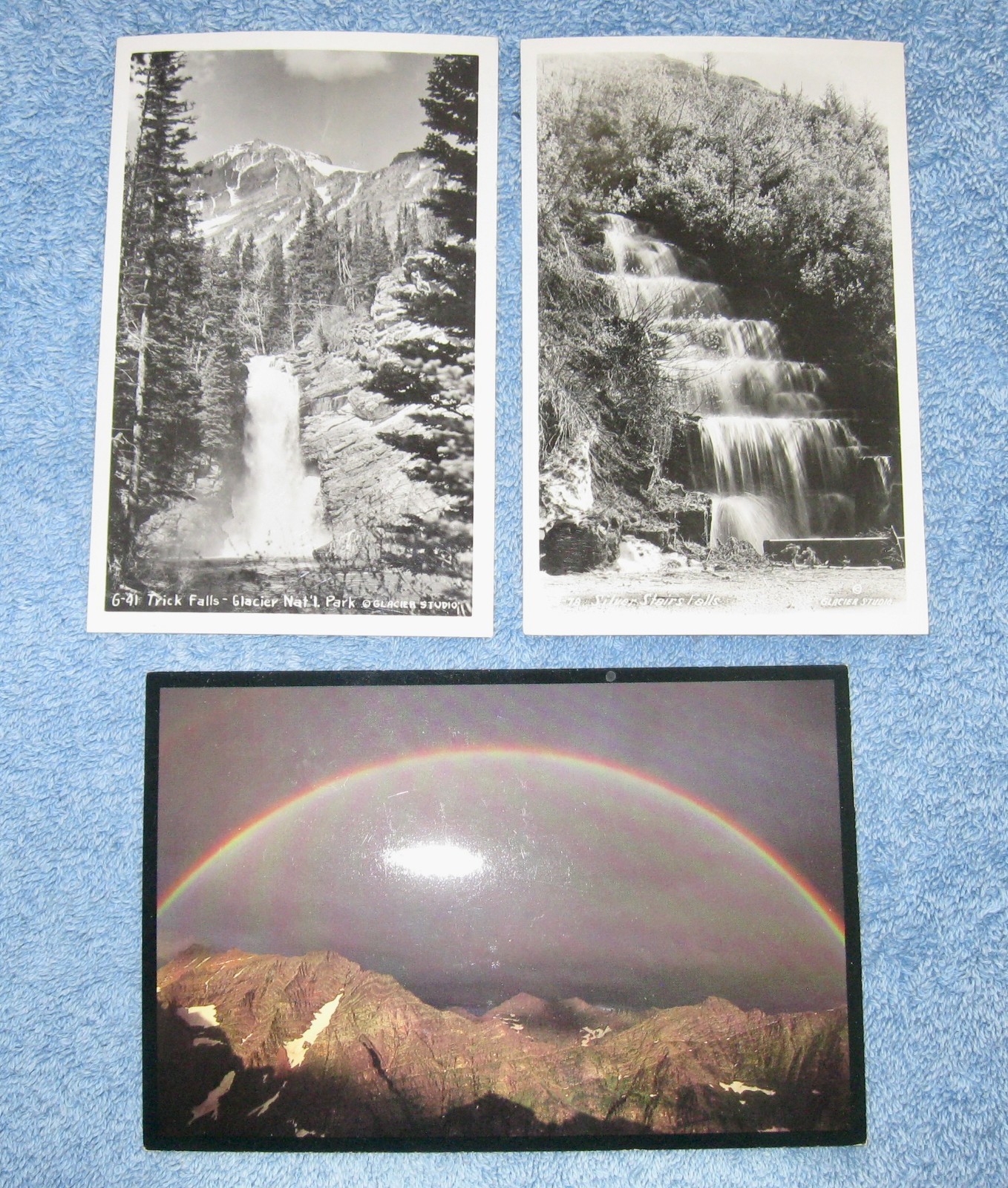 NOS! 3 GLACIER NATIONAL PARK MONTANA Postcards; Unused; Unposted Vintage