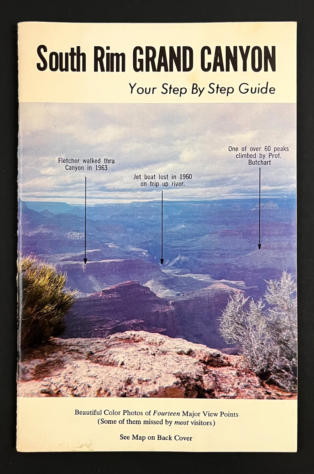 1976 South Rim Grand Canyon National Park Step By Step Guide VTG Travel Booklet