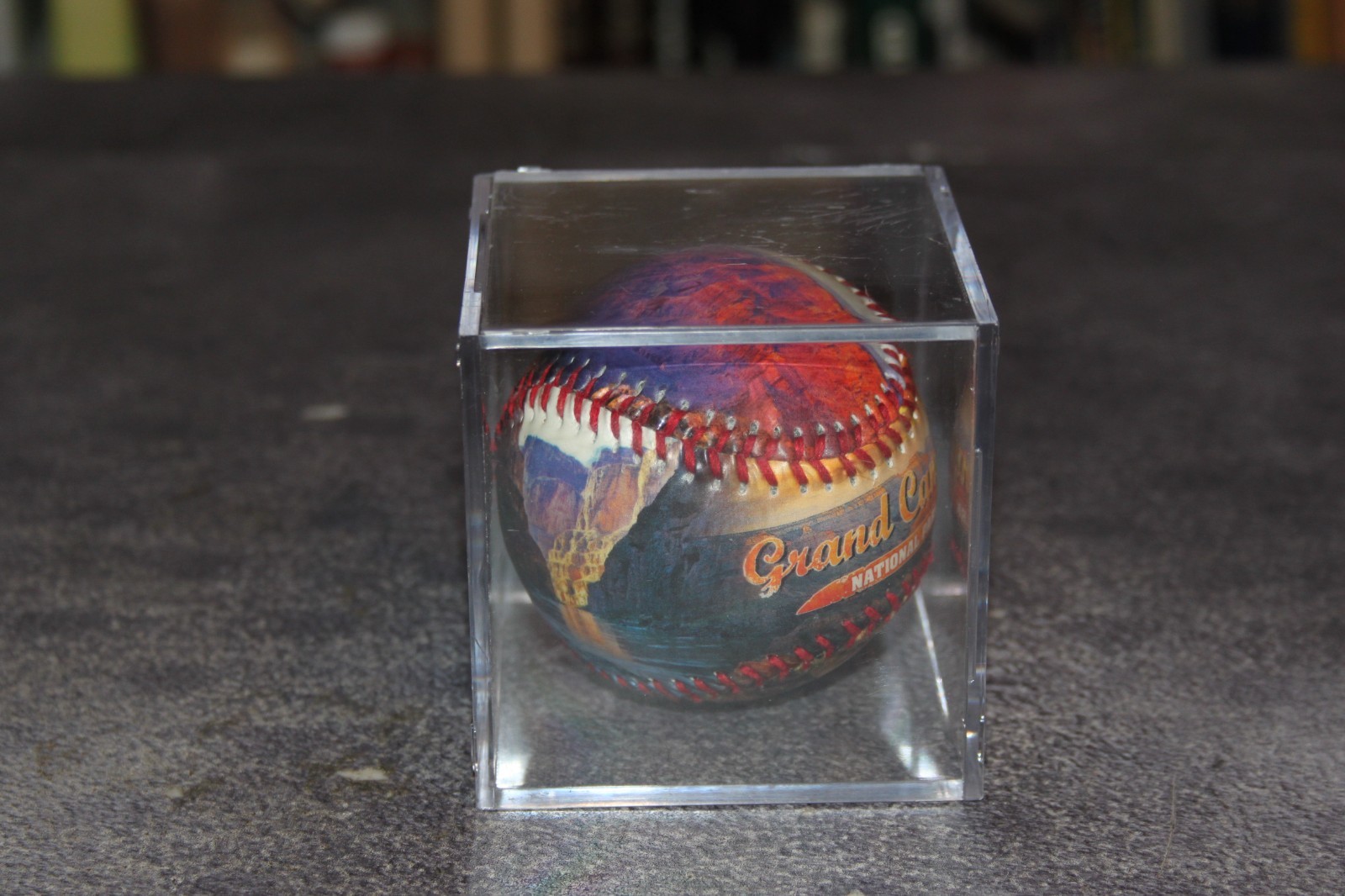 Grand Canyon National Park Souvenir Baseball with Clear Box Case
