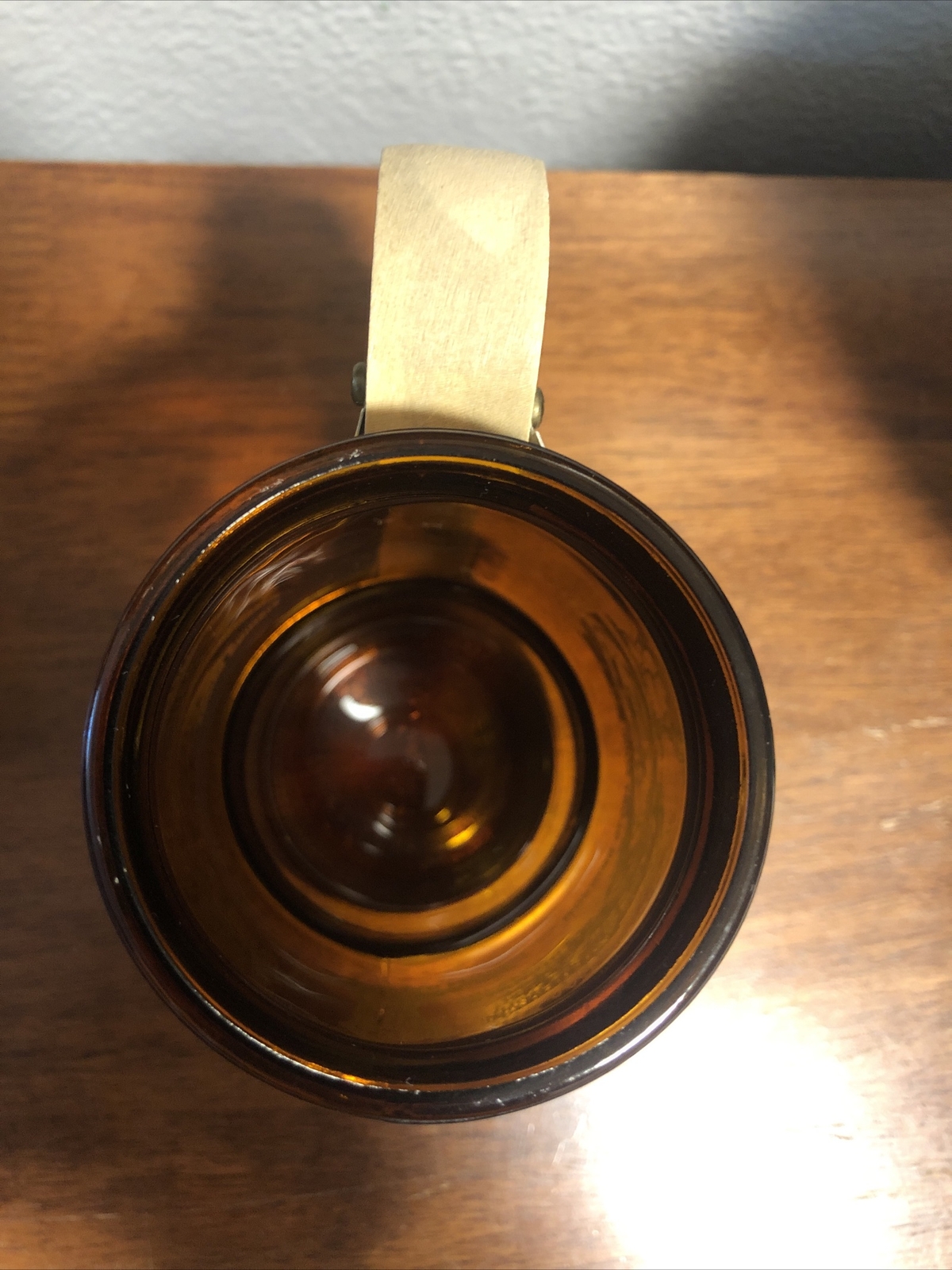Siesta Ware Glass Mug w Wood Handle Yellowstone National Park Stein