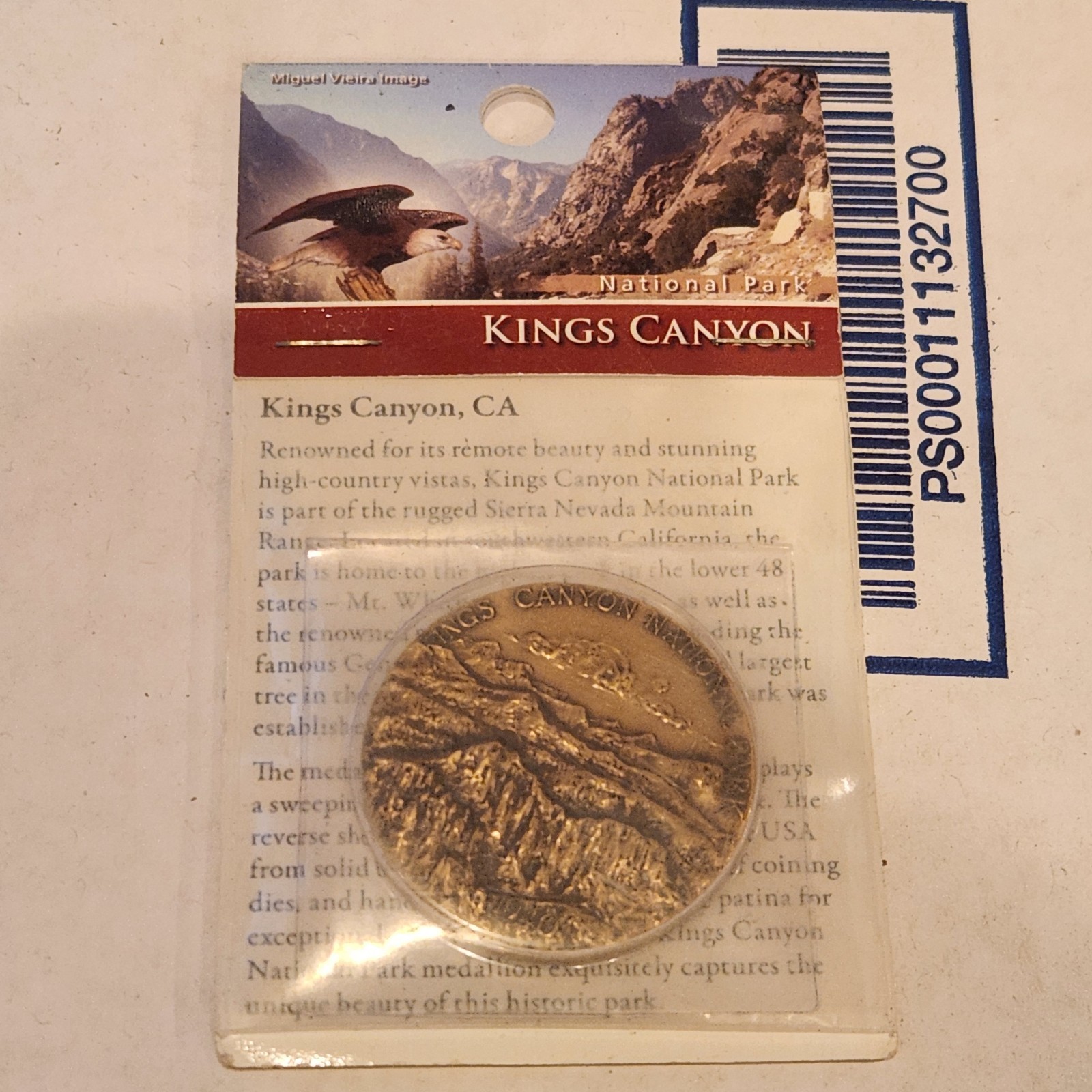 Kings Canyon National Park Commemorative Coin North West Territorial Mint New