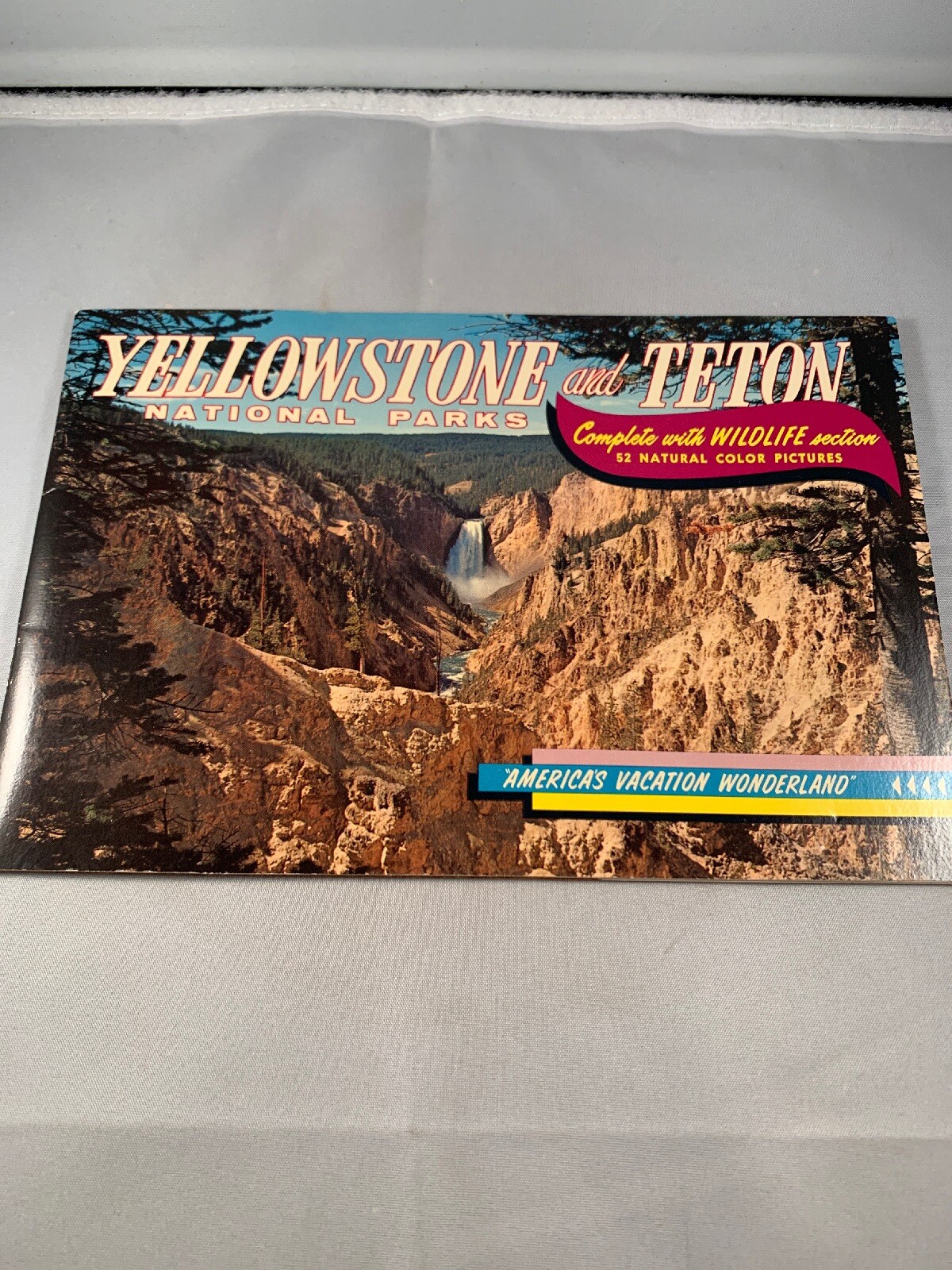1968 Yellowstone Grand Teton National Park Color Brochure