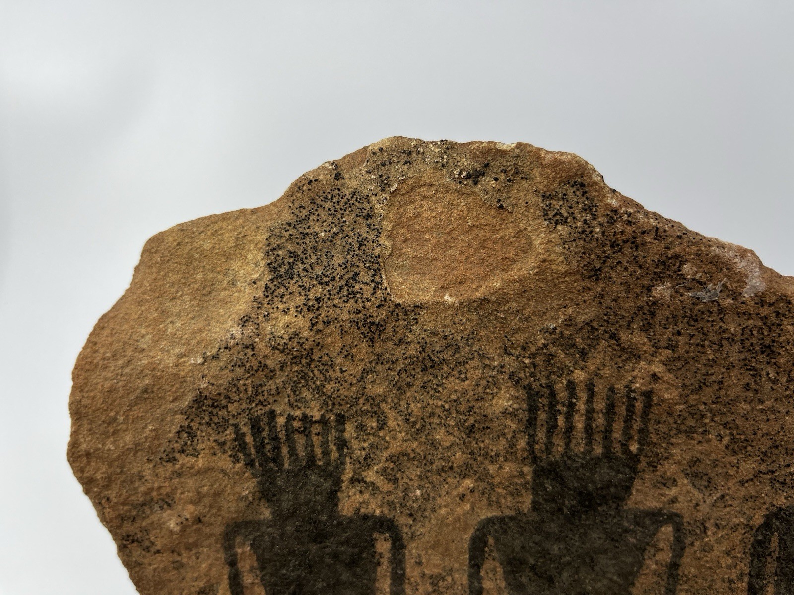 1990 Replica Three Amigos Petroglyph from Dinosaur National Monument Sandstone