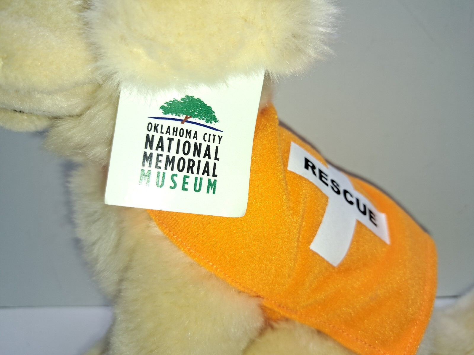 Oklahoma City National Memorial Museum Plush, Golden Retriever Search And Rescue