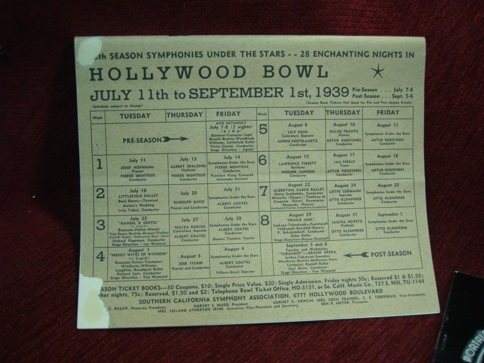 9 PC. TRAVEL BROCHURES, ETC. FROM CROSS-COUNTRY TRAVEL – JULY 1939