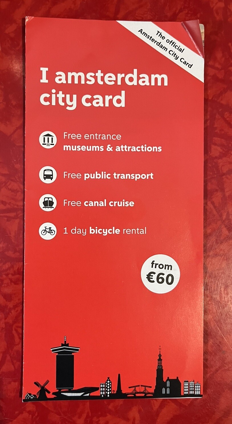 I AMSTERDAM CITY CARD BROCHURE 2024