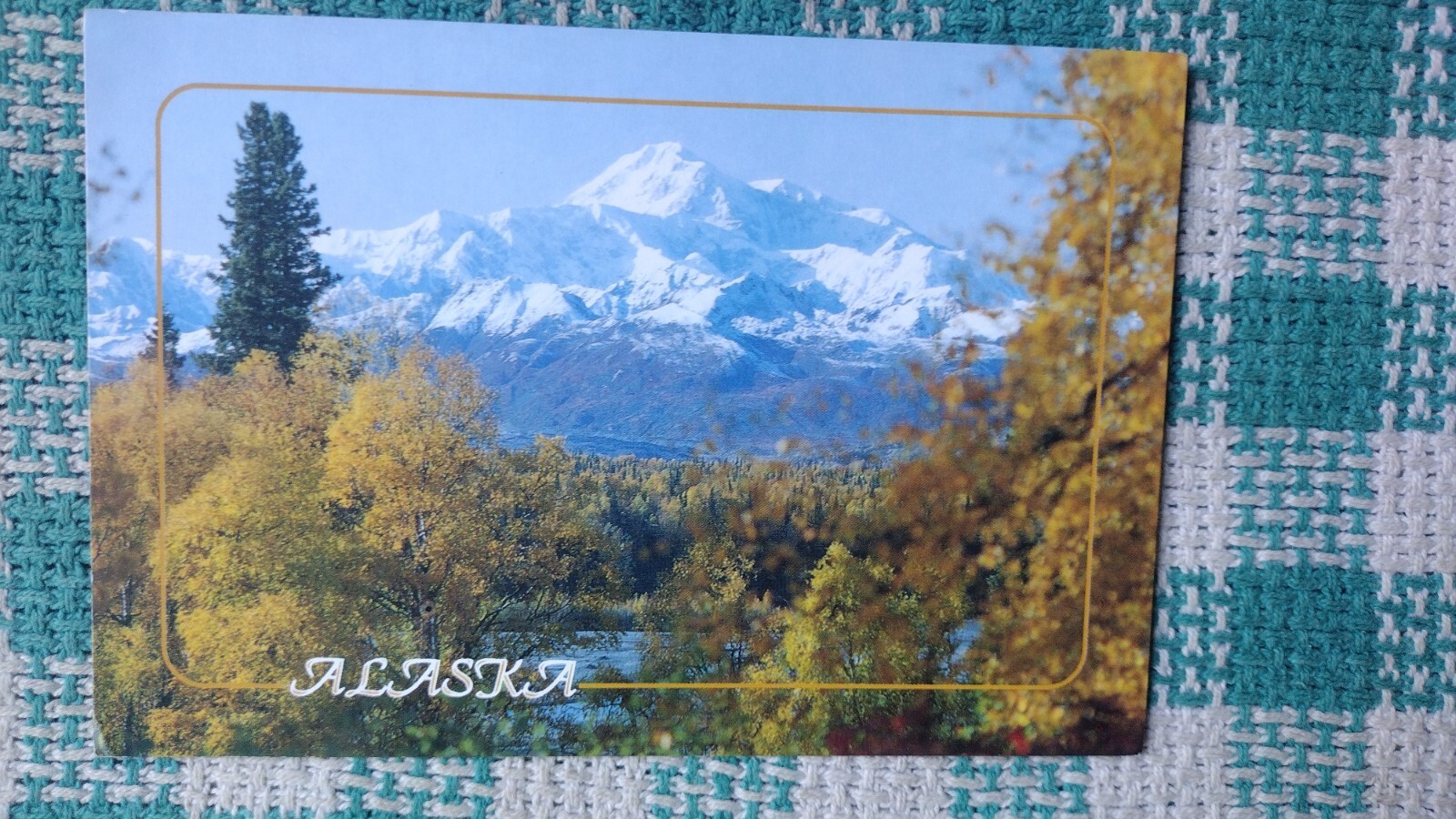 BEAUTIFUL POST CARD MT.MCKINLEY PARKS HIGHWAY DENALI NATIONAL PARK.ALASKA
