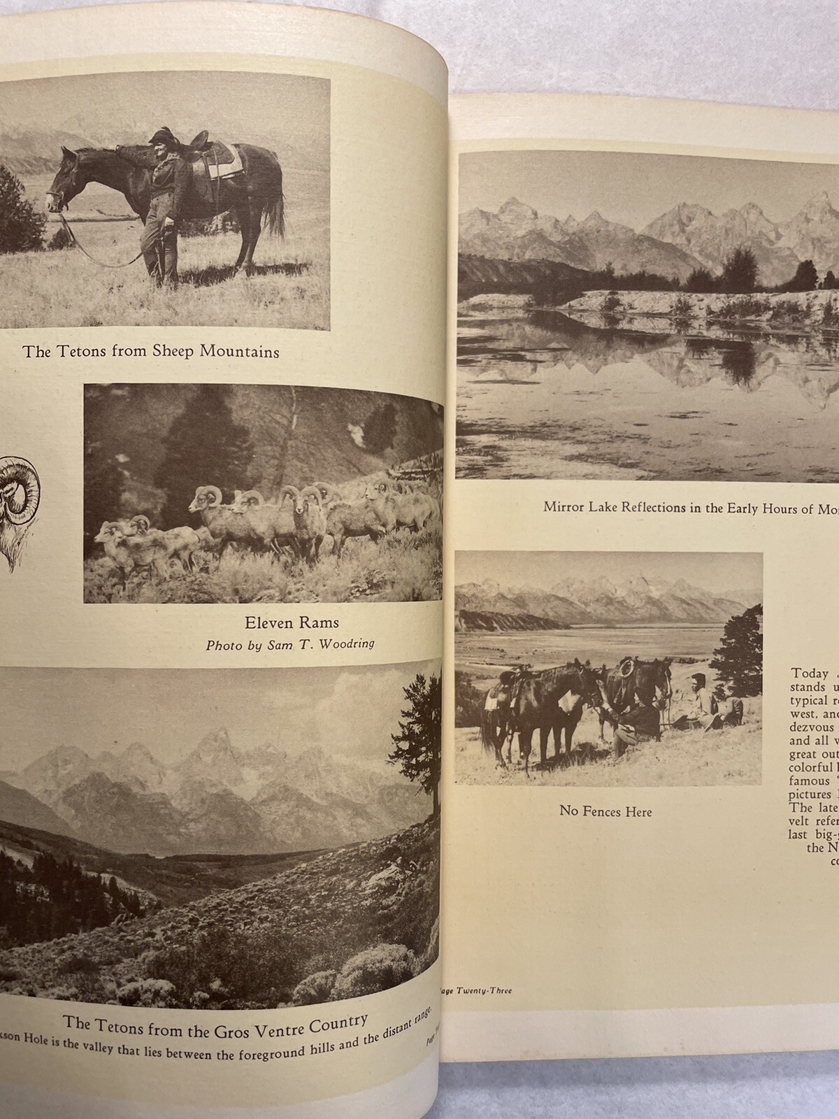 TETONS IN PICTURES Harrison R, Crandall SIGNED Park Photographer Jackson Hole