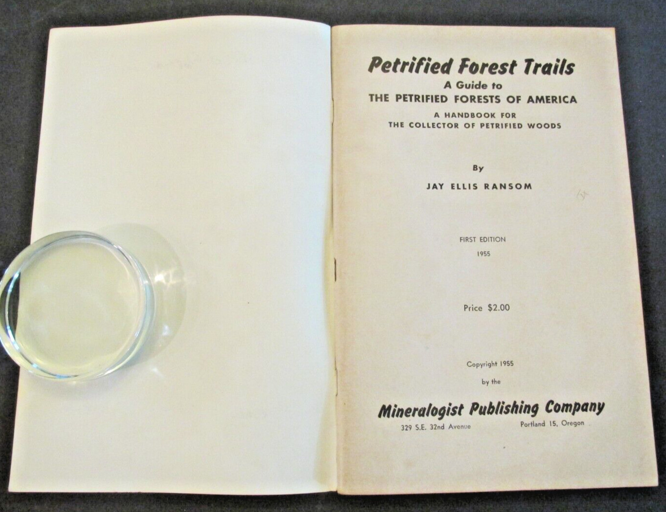 VTG 1955 Petrified Forest Trails Jay Ellis Ransom Booklet Pictures References