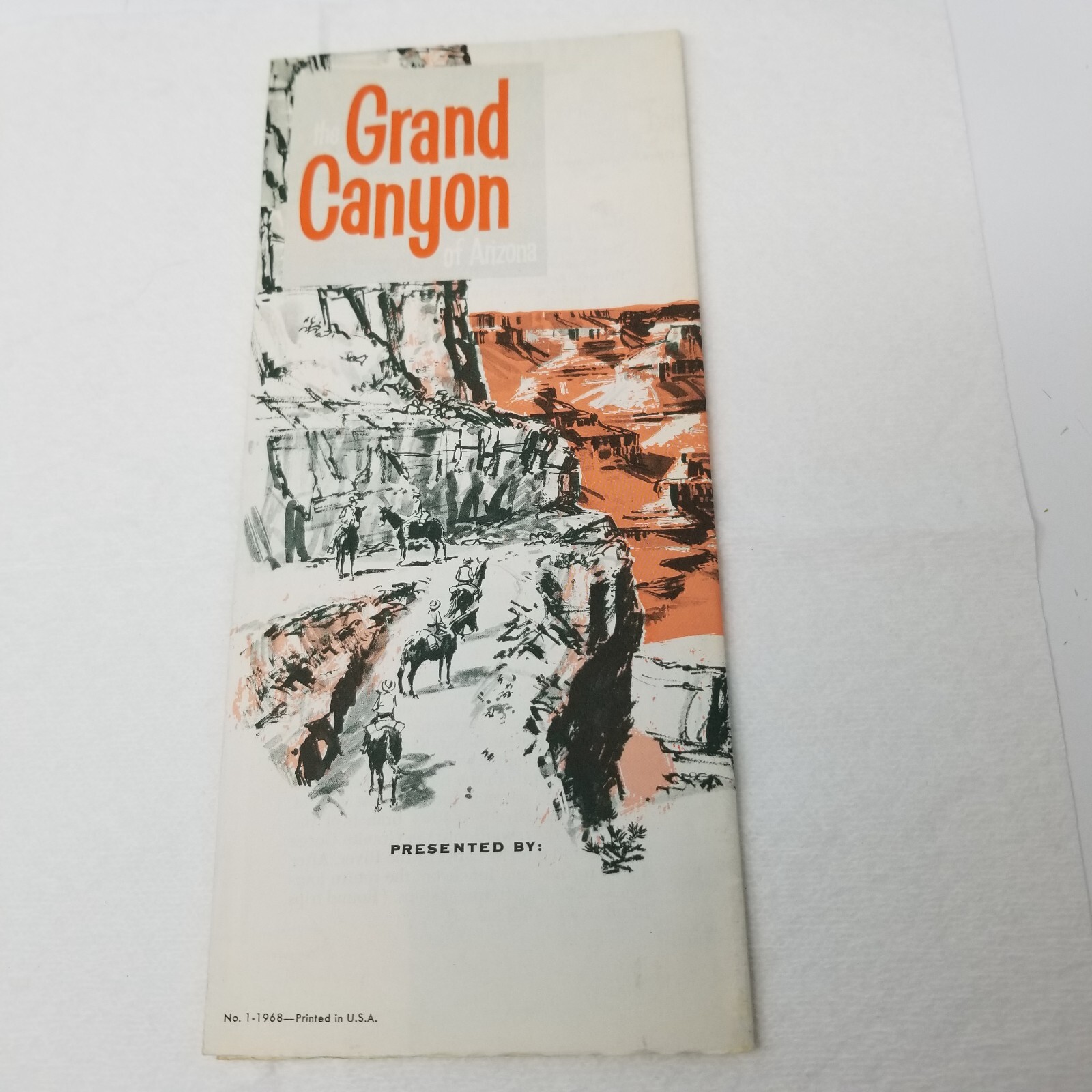 Grand Canyon National Park South Rim Brochure Fred Harvey 1968 Hotels Cabins