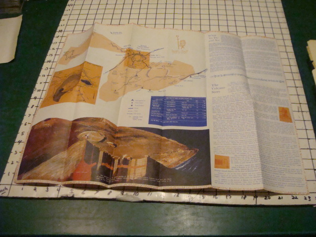 original brochure — HAWAII VOLCANOES national park, Hawaii 1974