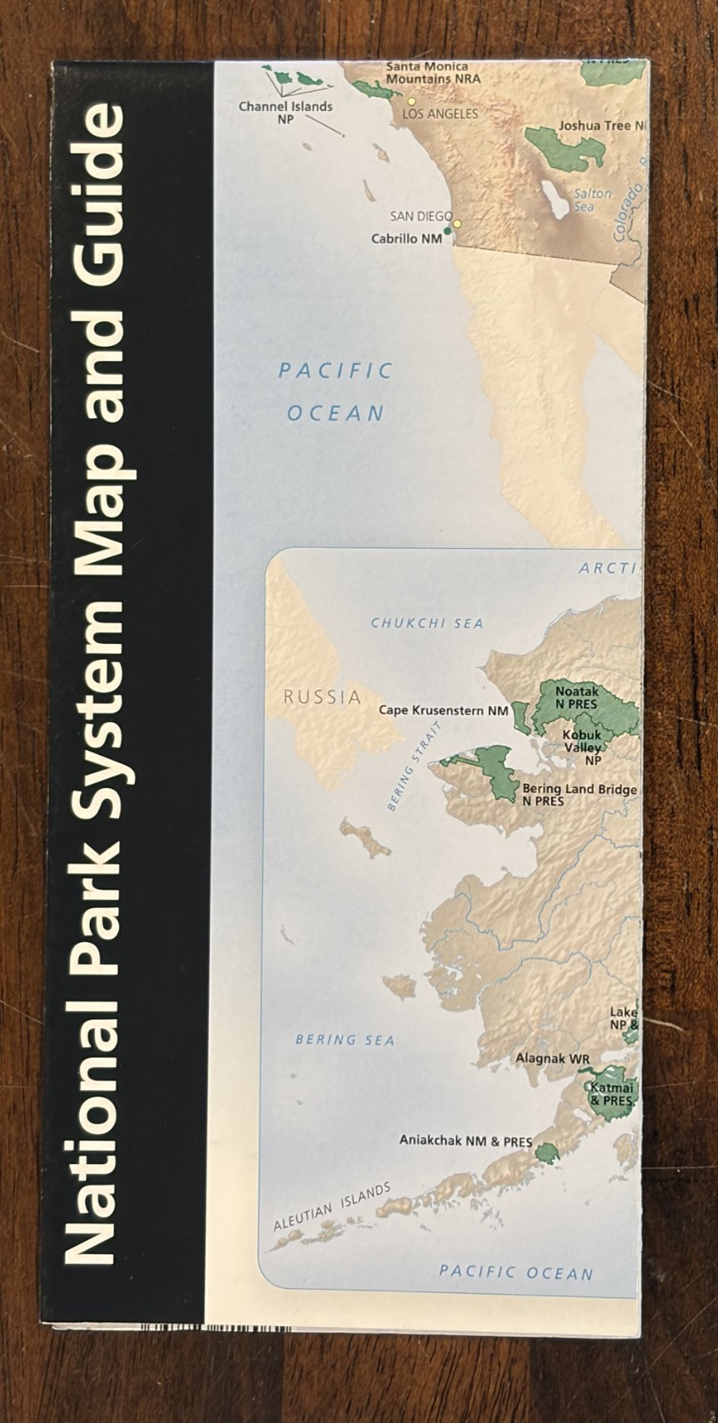 National Park System Map and Guide 2008 Unigrid Brochure Map Pamphlet