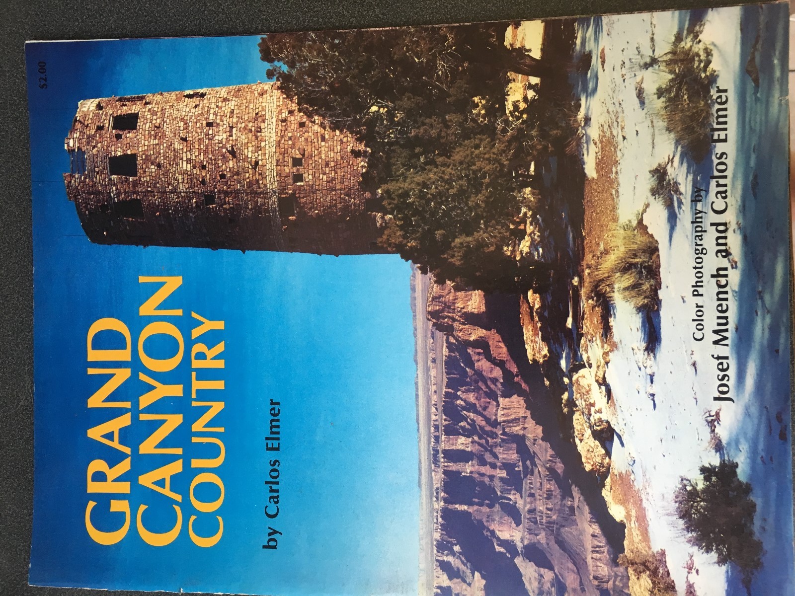 GRAND CANYON COUNTRY by Carlos Elmer 1983 Softcover Great