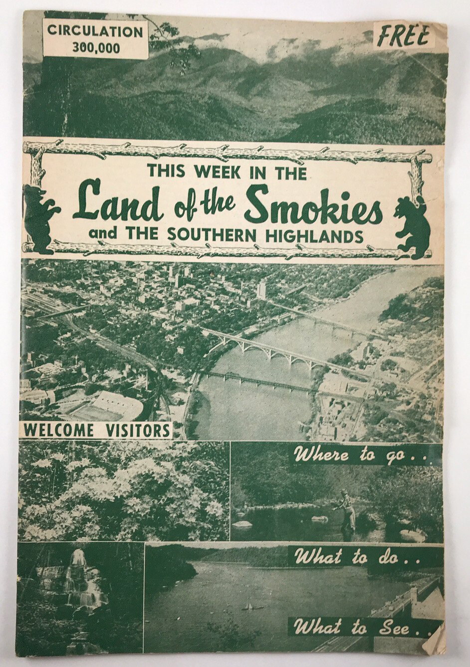 1963 This Week in the Land of the Smokies & The Southern Highlands Booklet