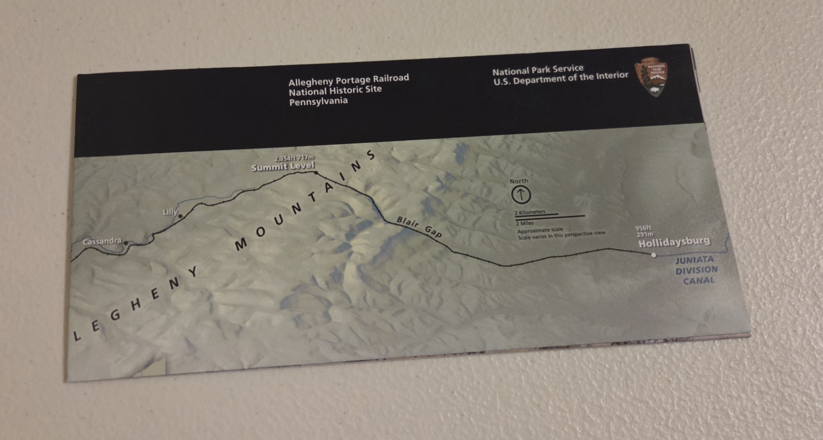 Allegheny Portage Railroad Historic Site National Park Service Unigrid Brochure