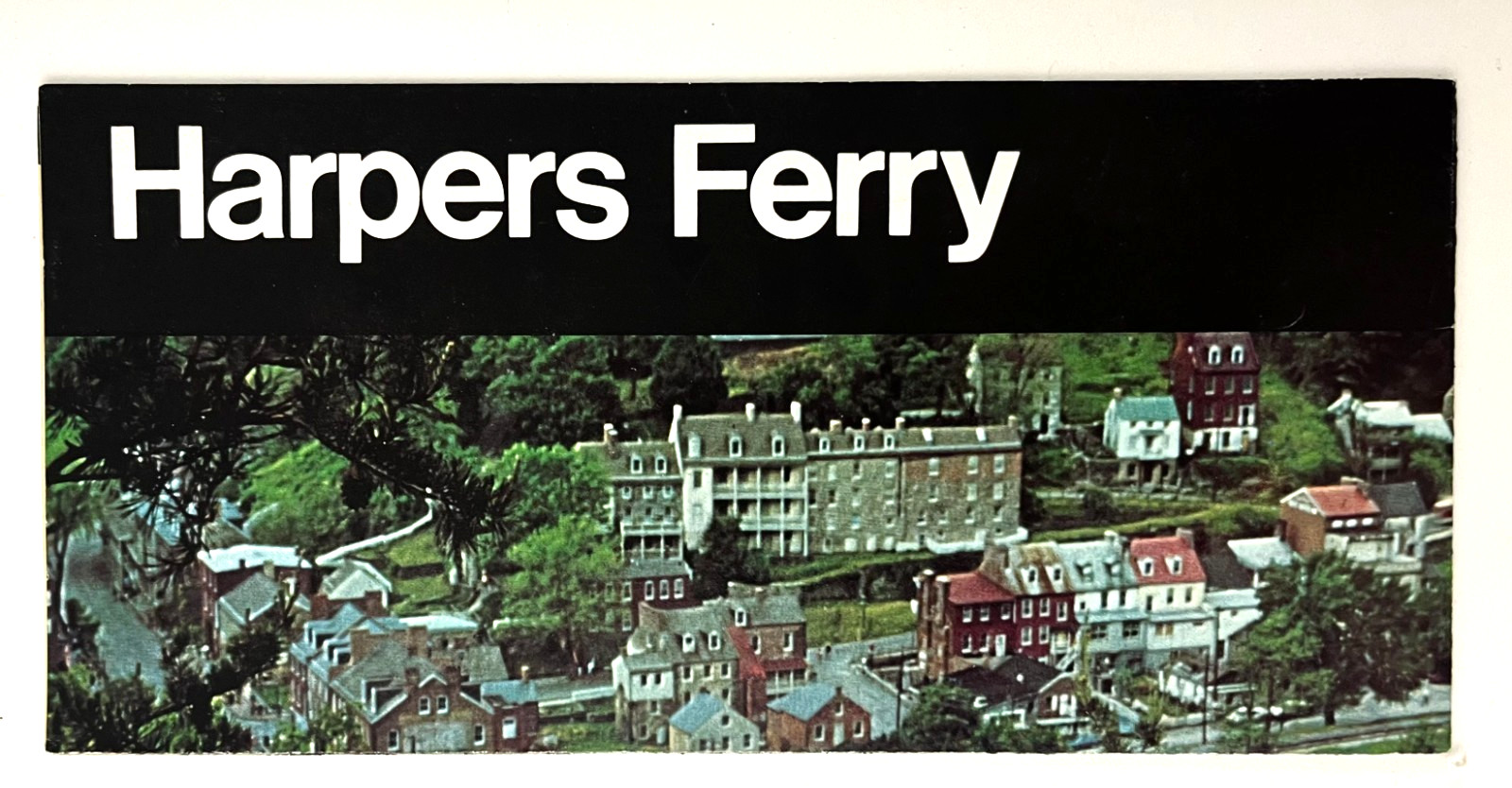 1984 Harpers Ferry West Virginia National Park Service Vintage Travel Brochure