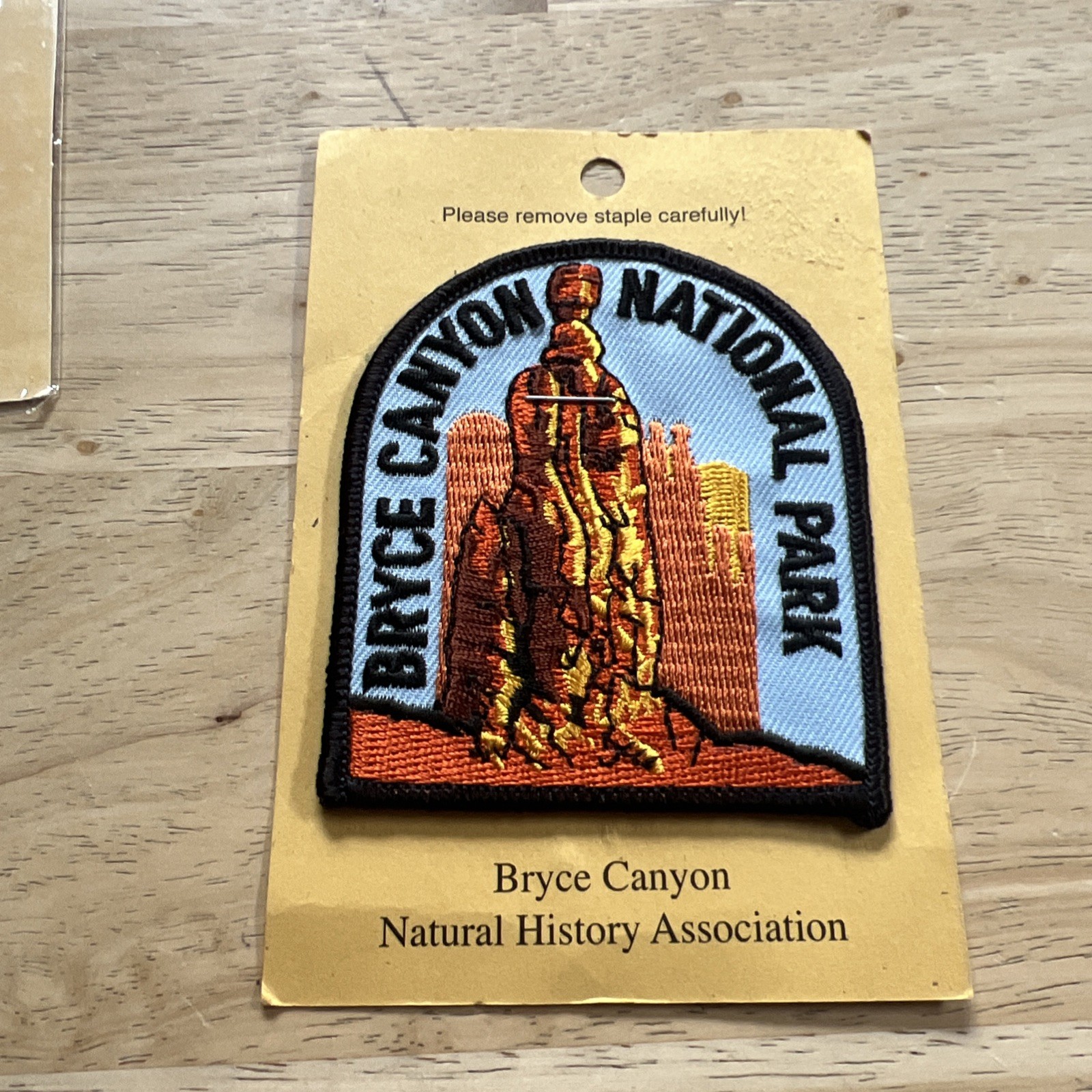 BRYCE CANYON NATIONAL PARK PATCH UTAH TRAVEL SOUVENIR VINTAGE NOS