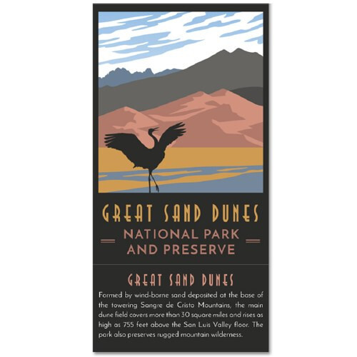 Trailblazer Collection Great Sand Dunes National Park and Preserve Vinyl Sticker