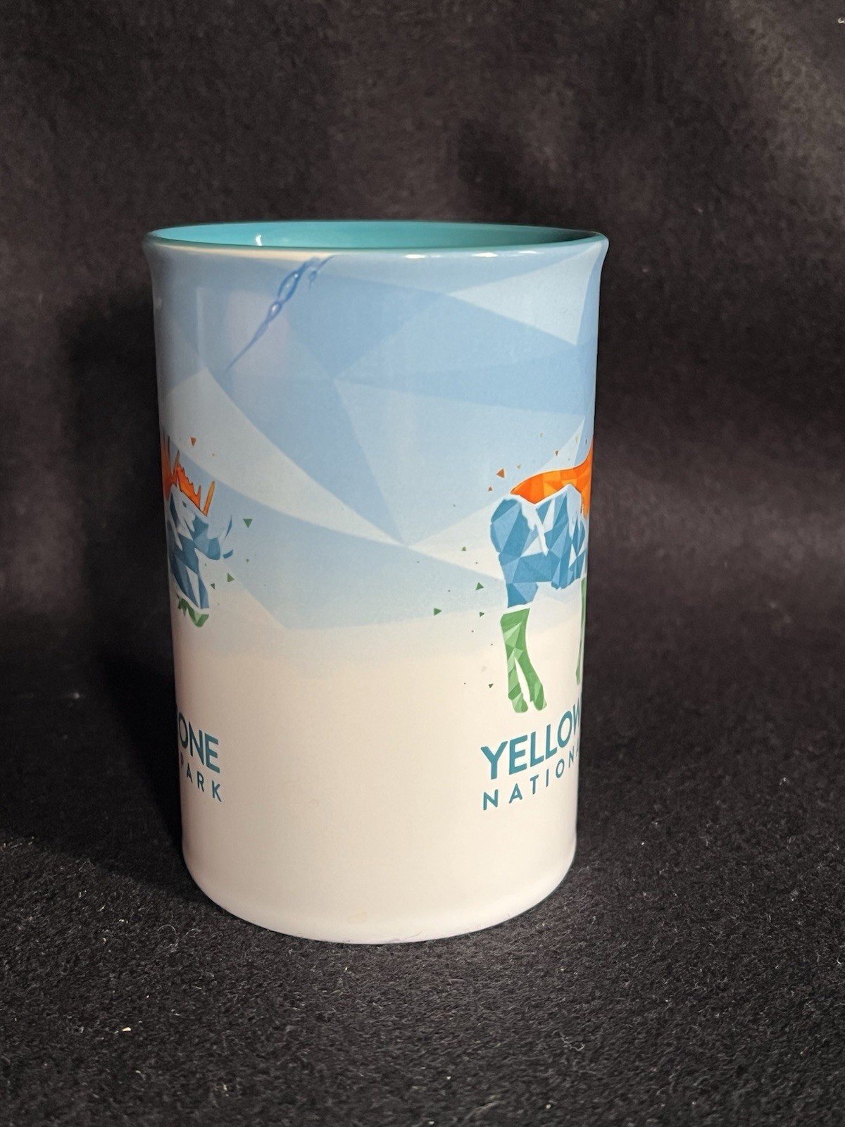 Yellowstone National Park General Store Mosaic Moose Coffee Mug 14 Oz