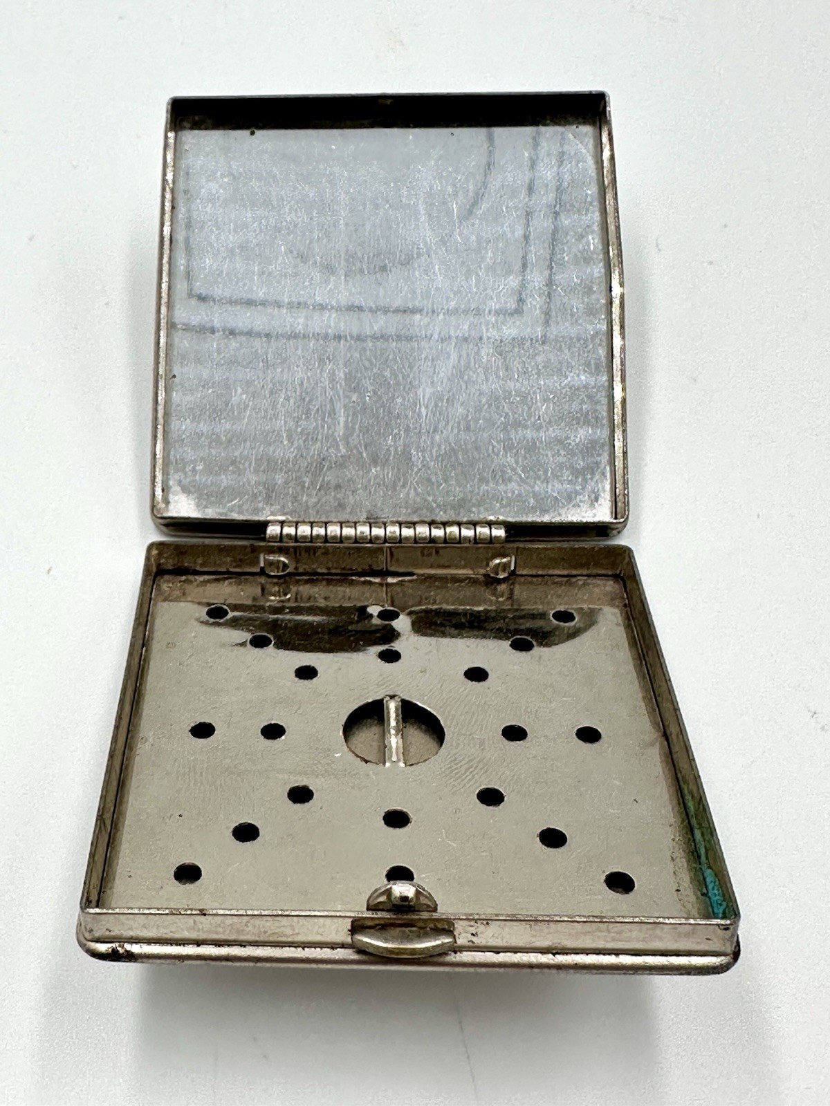 Vintage Compact Yellowstone National Park Souvenir Old Faithful Geyser