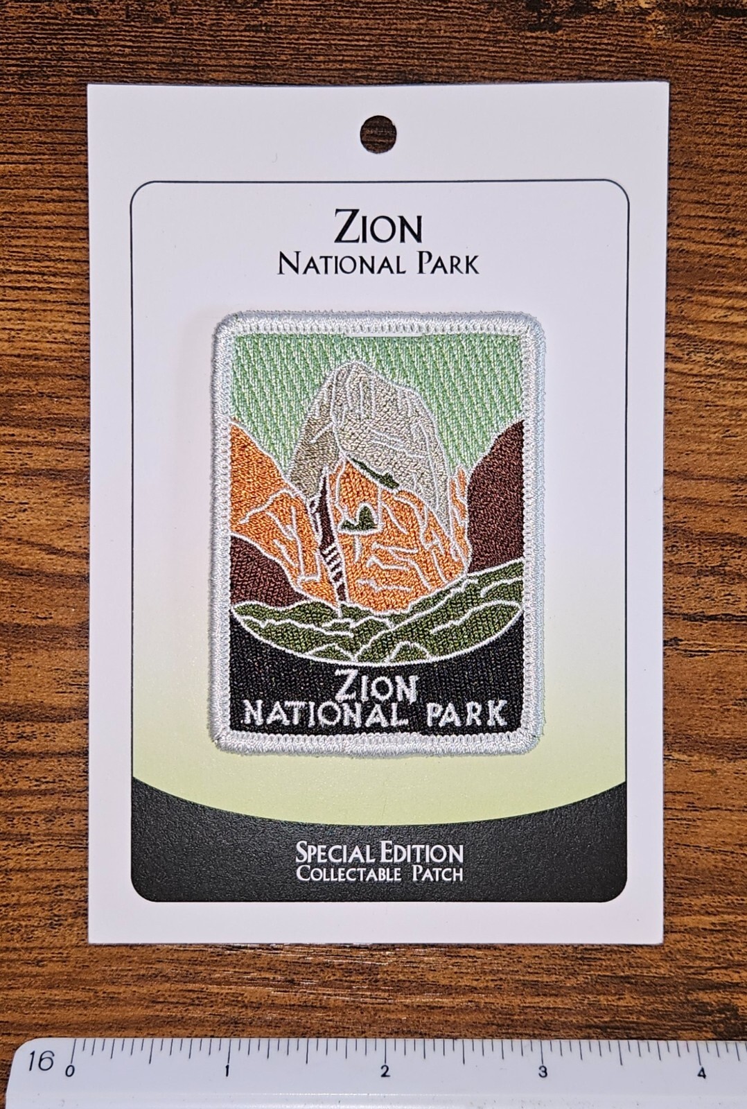 Zion National Park Utah Special Edition Iron On Collectible Travel Patch