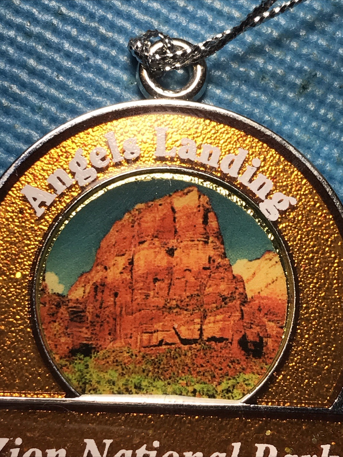 Vintage Utah Zion National Park Angels Landing Ornament Free Shipping