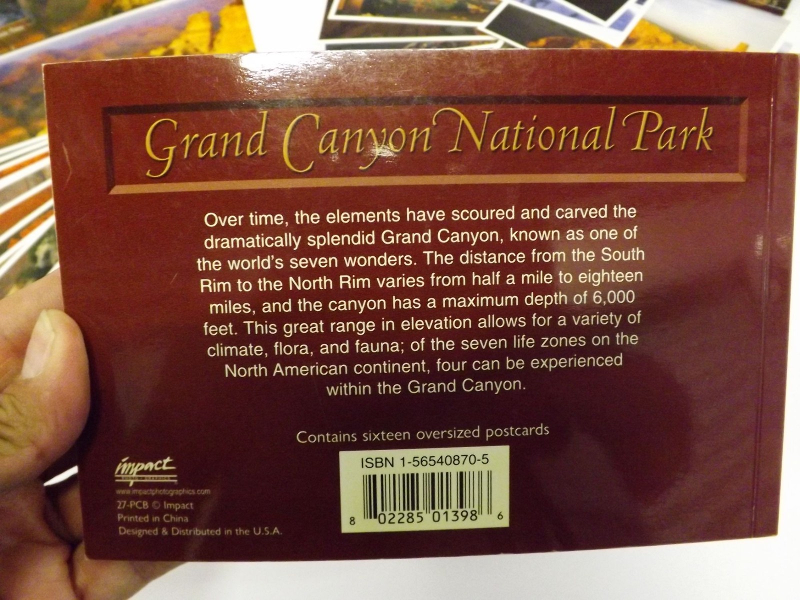 Grand Canyon National Park Postcards Panoramic Prints Sets Collectible Souvenir