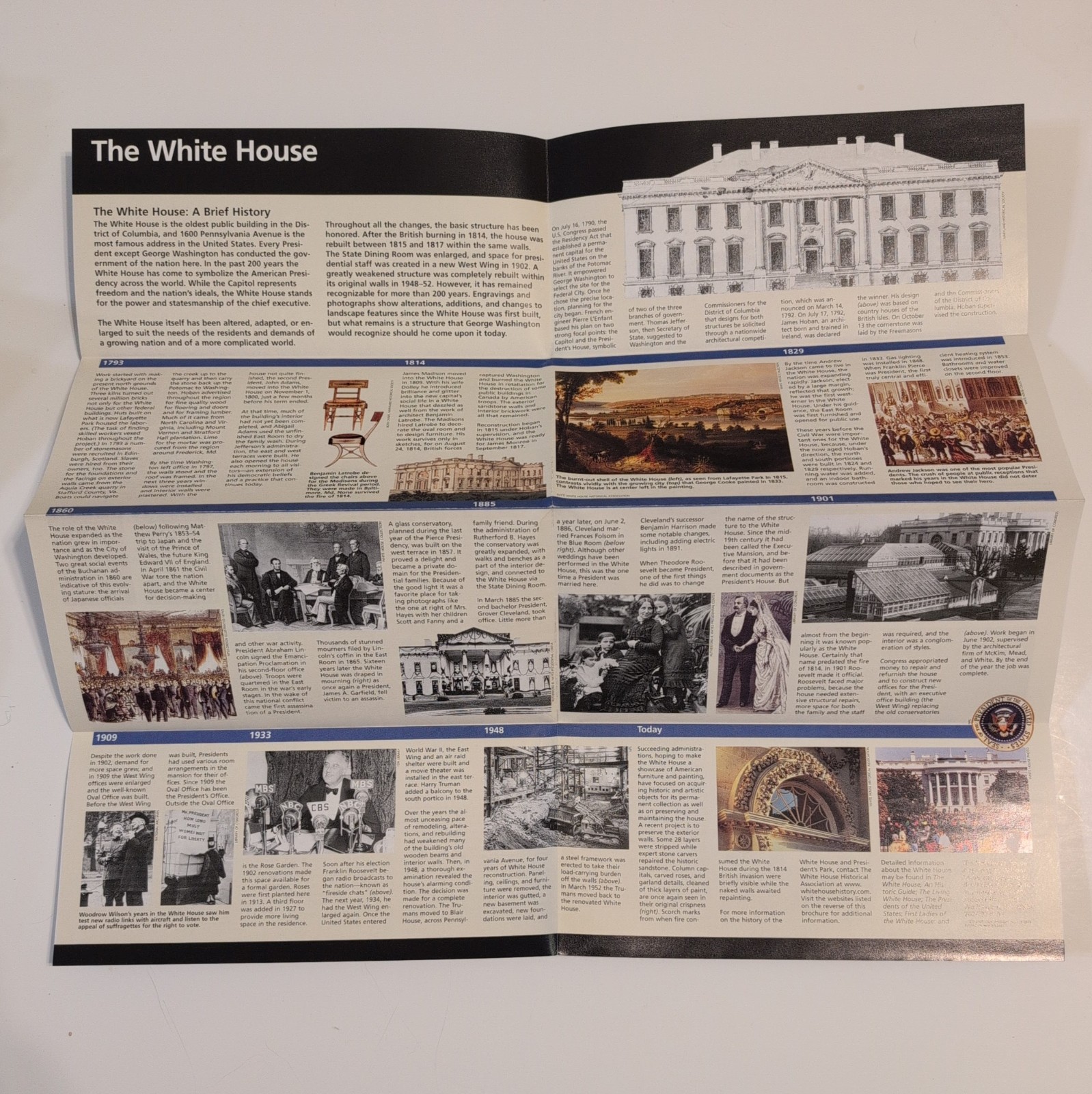 The White House National Park Service NPS Unigrid GPO 2006 Reprint 2004