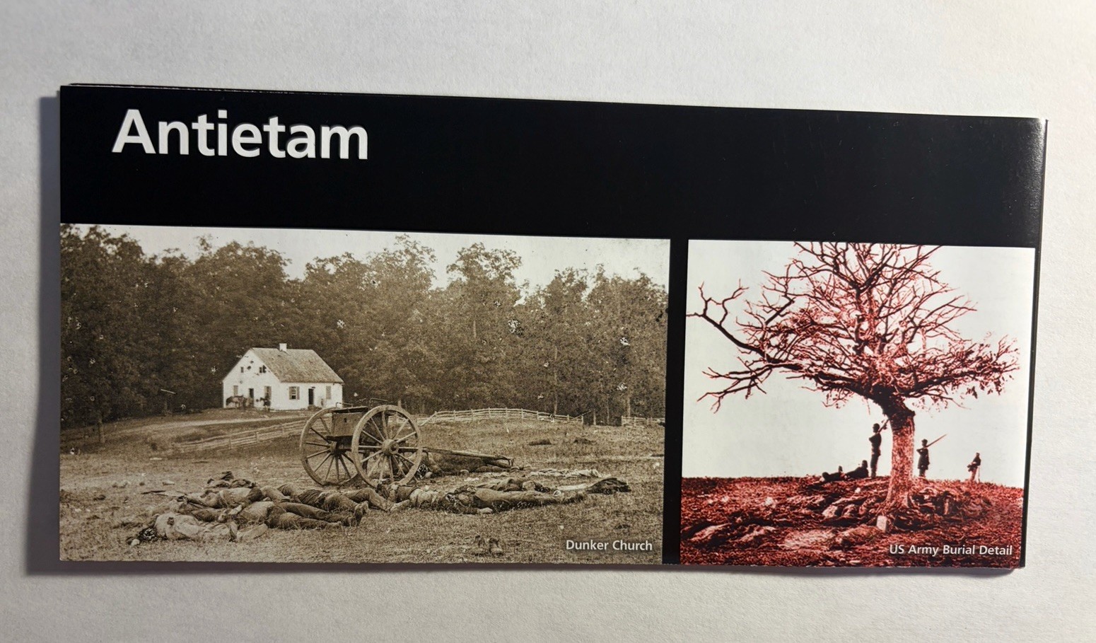 Antietam National Battlefield Official NPS Unigrid Brochure Maryland