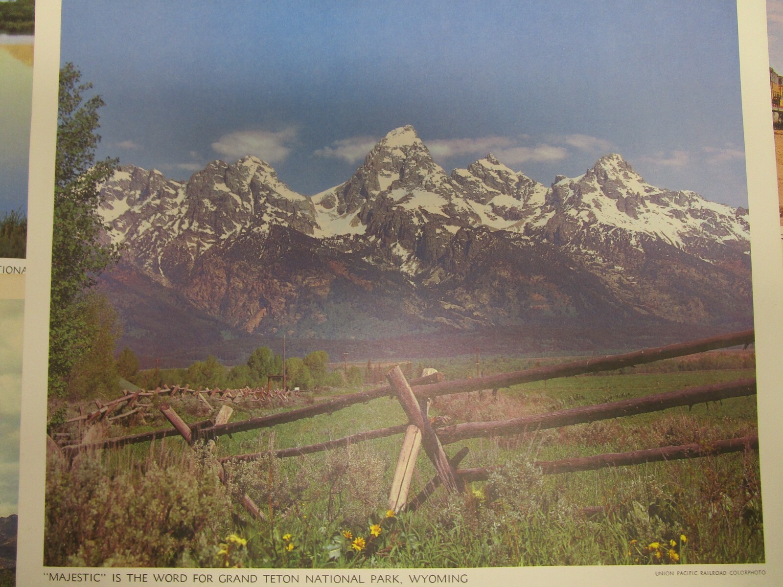 10 Vintage National Parks Scenic pictures by Union Pacific Railroad Colorphoto