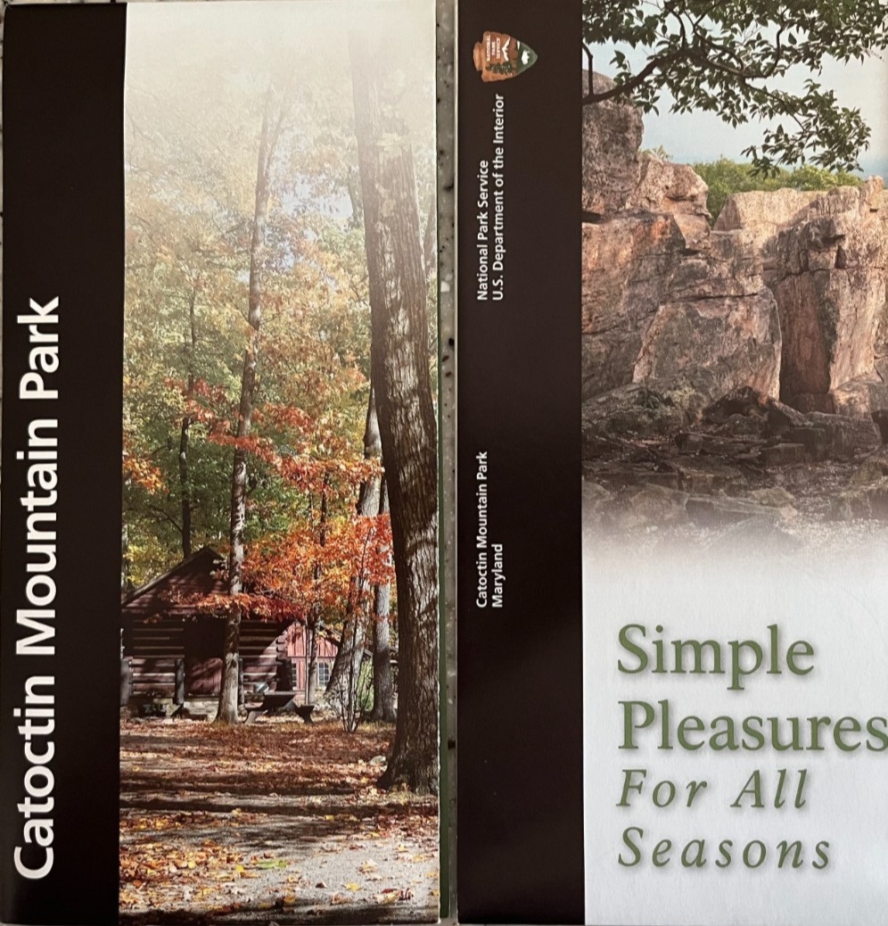 2026 CATOCTIN MOUNTAIN PARK – MD NATIONAL PARK SERVICE UNIGRID BROCHURE/MAP New