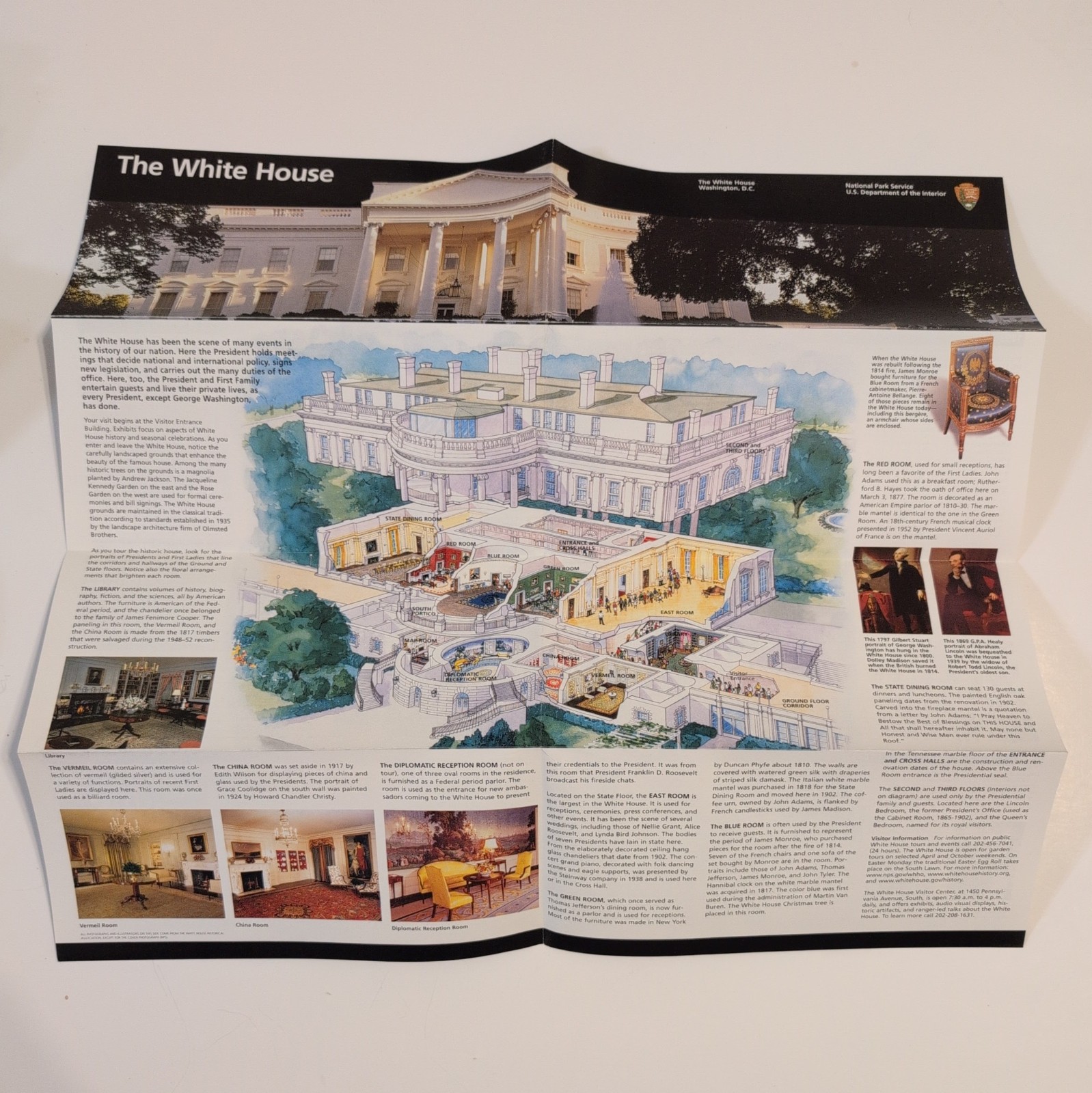 The White House National Park Service NPS Unigrid GPO 2006 Reprint 2004
