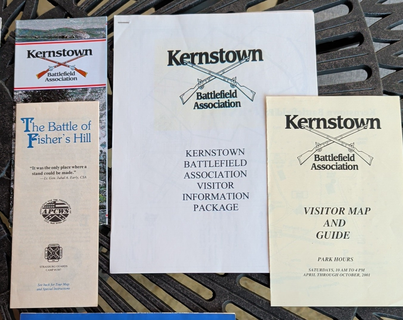 Lot of 14 Civil War Virginia Battlefield Parks Pamphlets Handouts Maps History