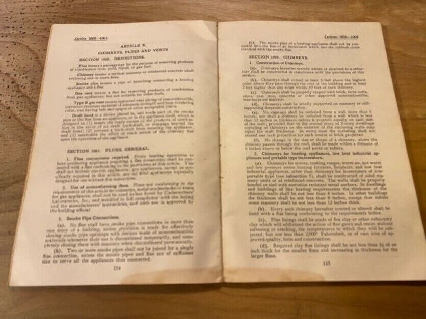 National Building Code 1949 booklet National Board of Fire Underwriters New York