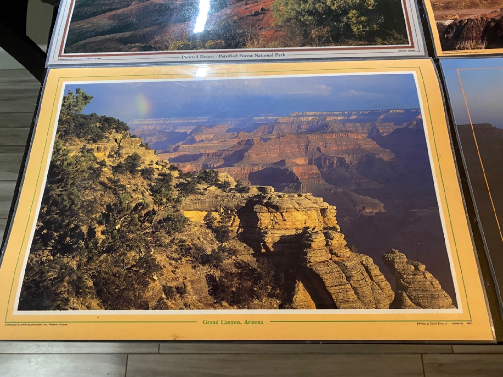 lot of 4 Grand Canyon Painted desert Petrified forest National Parks table mats