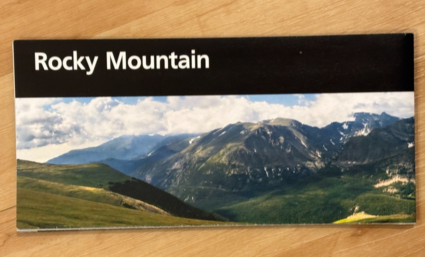 ROCKY MOUNTAIN NATIONAL PARK UNIGRID BROCHURE/MAP GPO 2025 + Junior Ranger Books