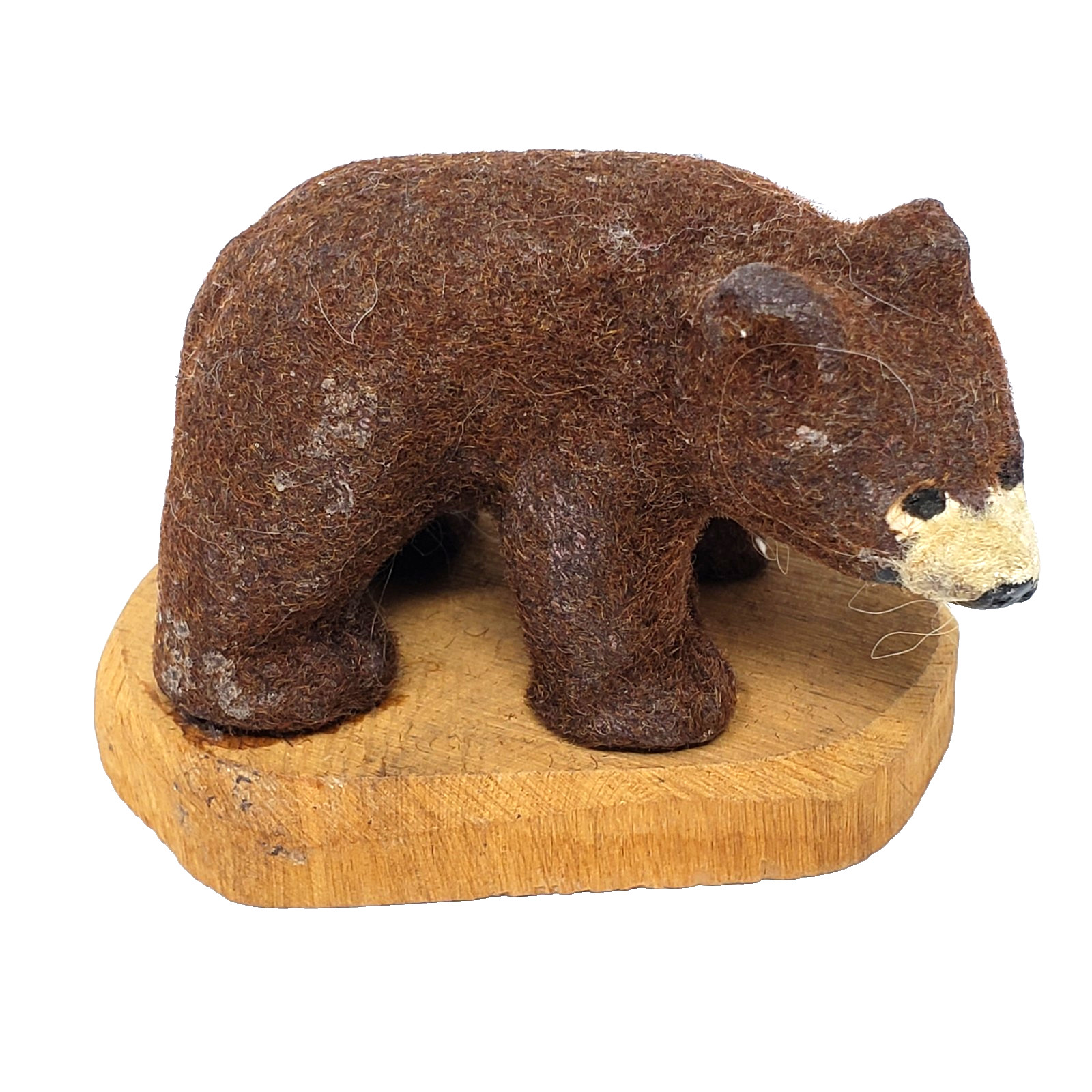 Vintage Rocky Mountain National Park Bear Figurine Souvenir Rustic Cabincore