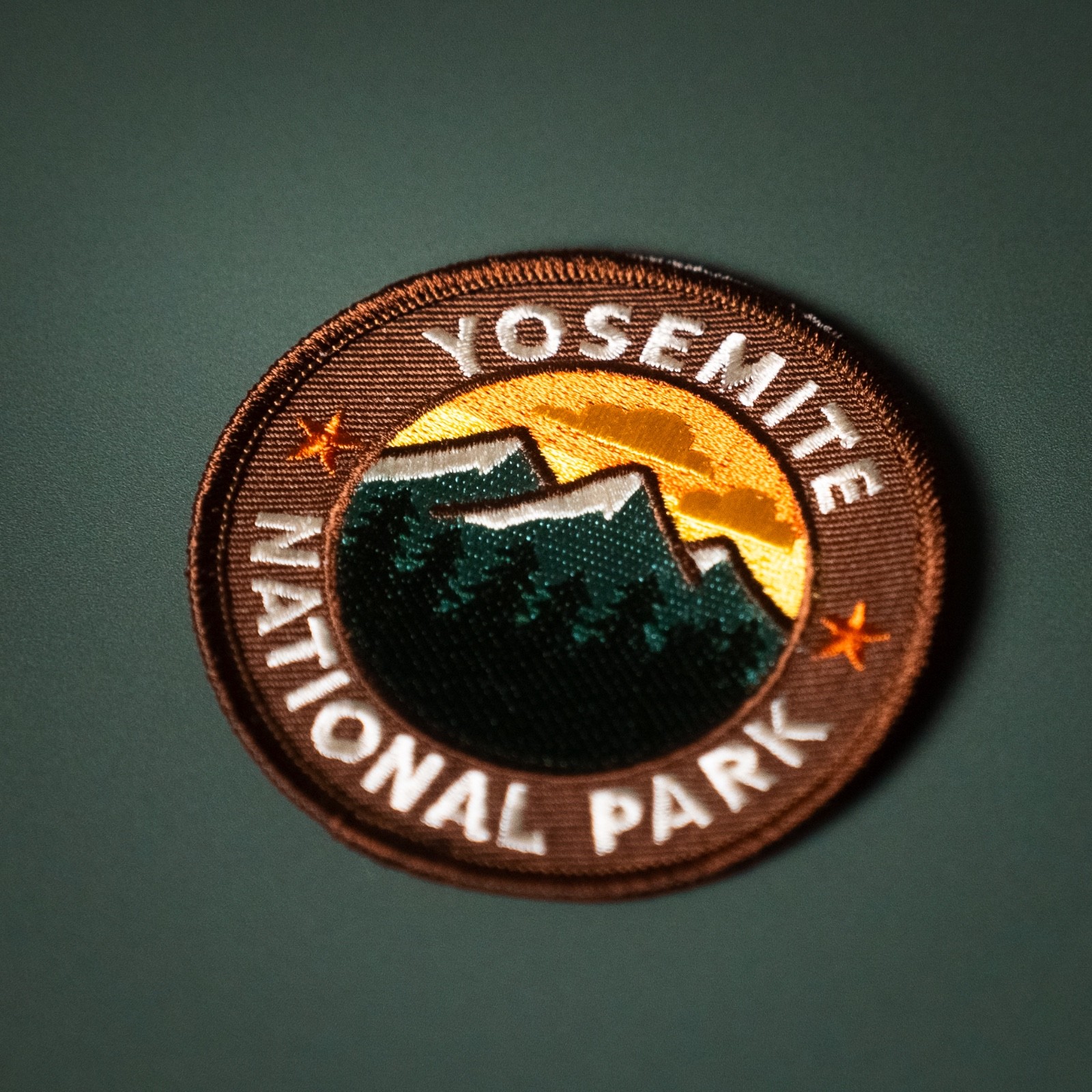 Yosemite National Park Patch 3” Iron On Sew On Embroidered Badge Mountain Sunset