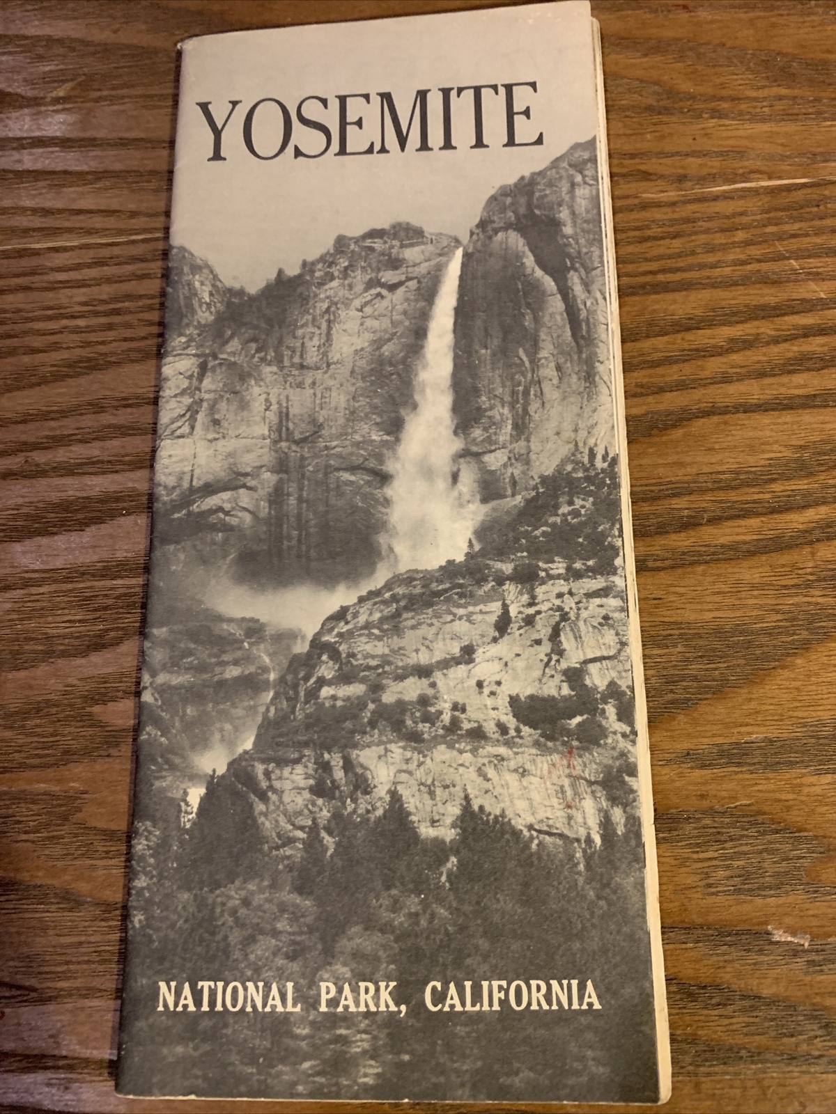 1962 Yosemite National Park CA Half Dome Valley Tourist Vintage Travel Brochure